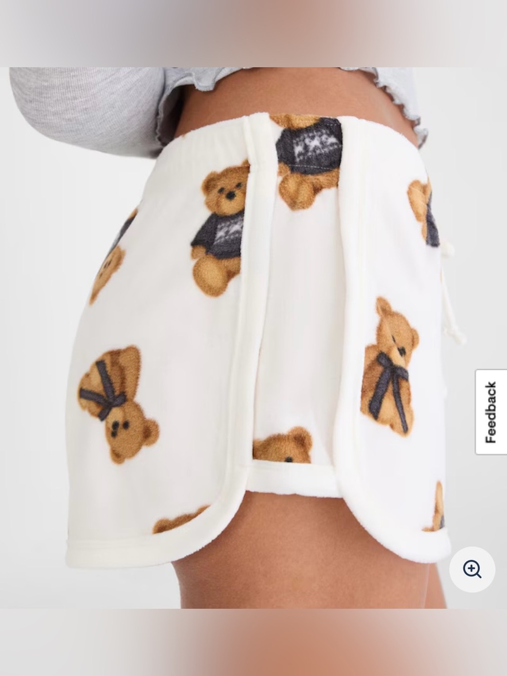 *NWT* Teddy Bear Lounge Shorts PJ Aeropostale Size Small